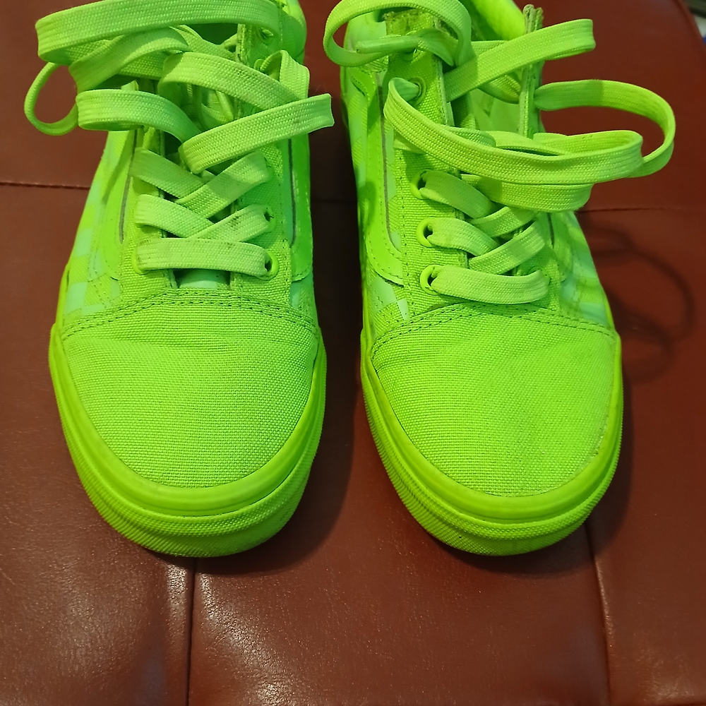 Neon Green Kids Shoes